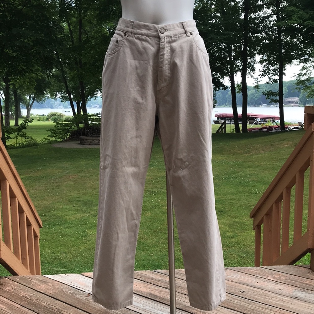 Eddie Bauer cotton khaki pants 12-14P